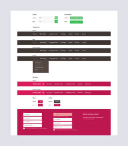 WordPress webdesign Depressie Vereniging Nederland design system