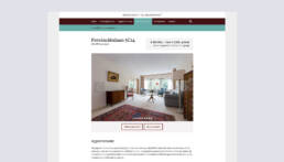 WordPress website Residentie De Burghave Heemstede appartement